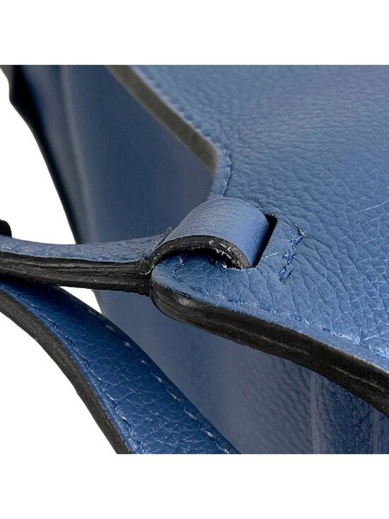 Hermes Sac a Dos Gray Backpack Leather Blue Agat main image 9